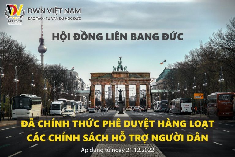 Hội đồng liên bang Đức chính thức phê duyệt hàng loạt các Chính sách hỗ trợ người dân